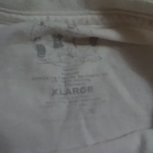 Popeye the sailor man t-shirt size XL white shirt with black and pink on it